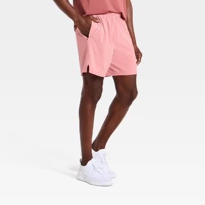 Men's Active Light Unlined Run Shorts 7" - All In Motion™ Rose Pink M
