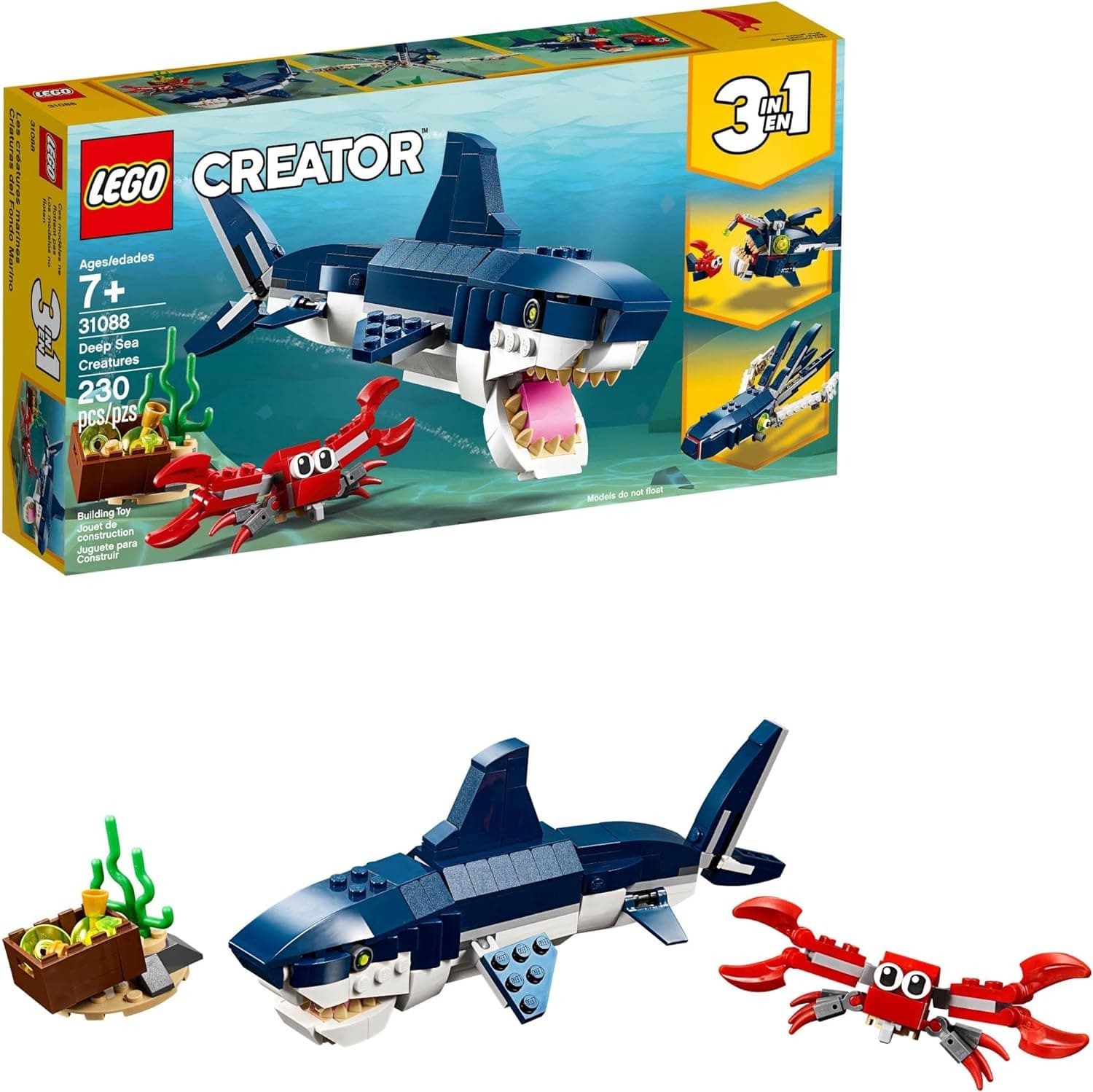 Transform Undersea with LEGO Creator 3-in-1 Deep Sea Creatures