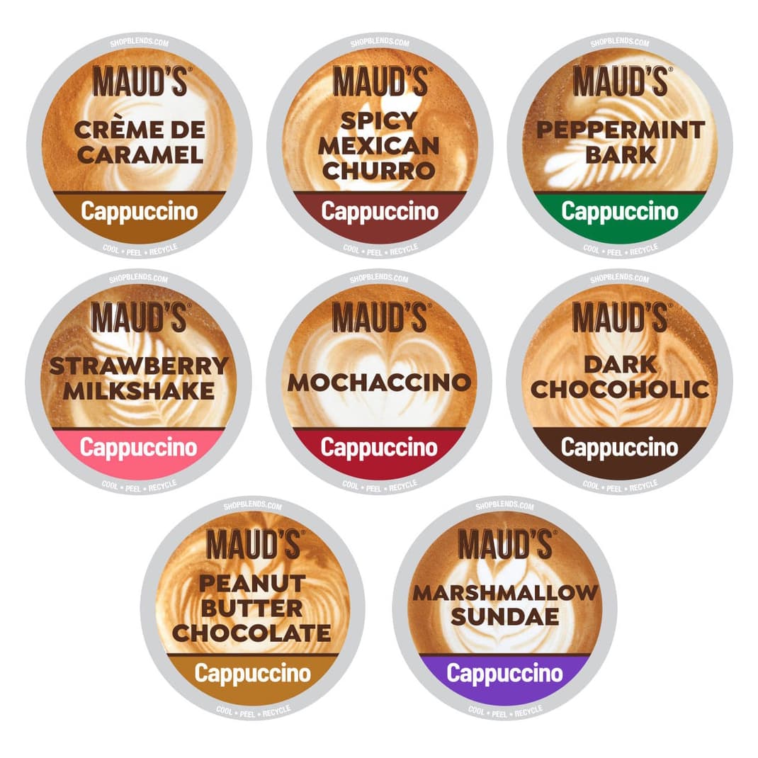 56-Count Cappuccino Variety Coffee Pods - 29% Off