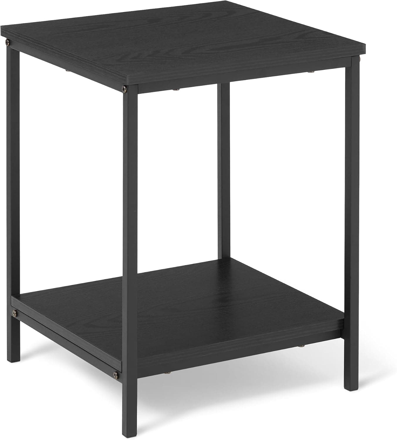 Stylish Amazon Basics End Table with Storage Shelf