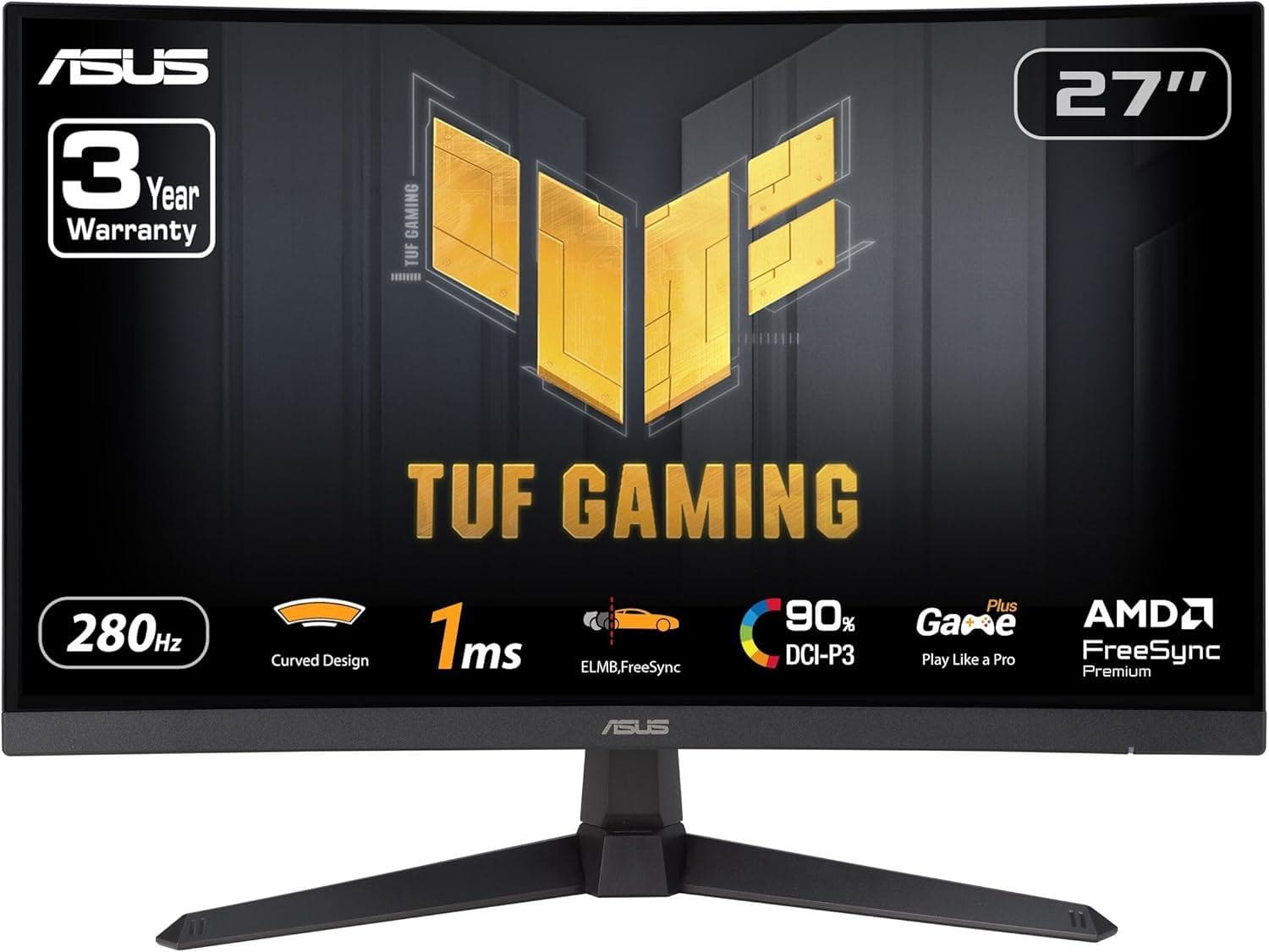 Save 31% on ASUS TUF 27" Curved 1080p Gaming Monitor
