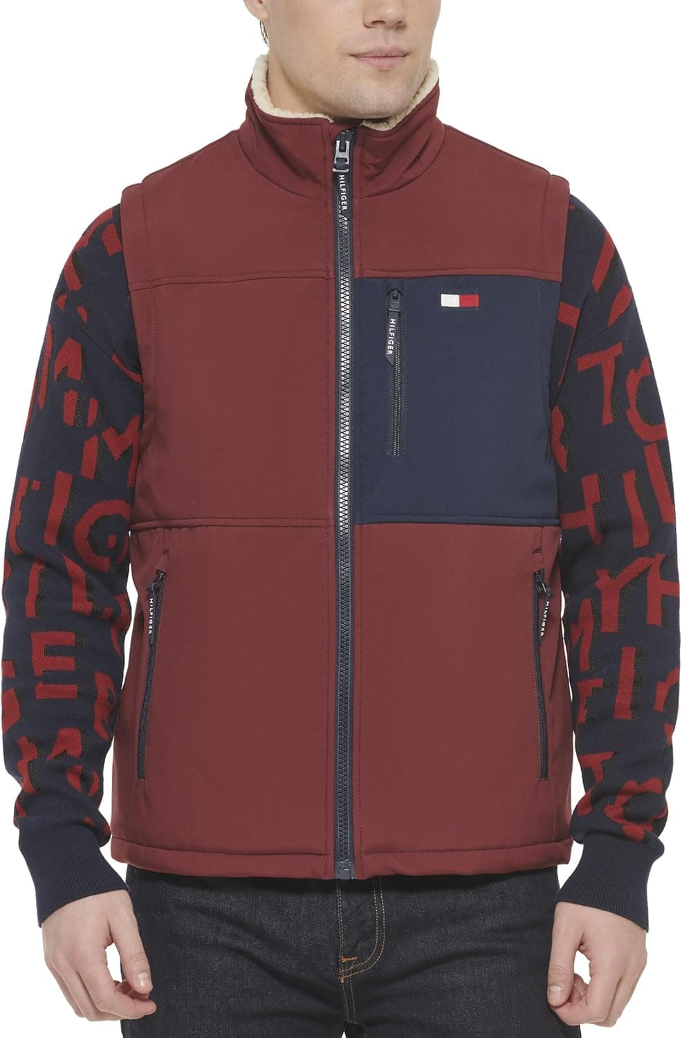 Save 52% on Tommy Hilfiger Men's Sherpa Lined Vest