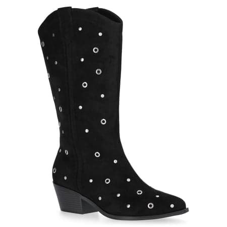 No Boundaries Women's Western Grommet Boots