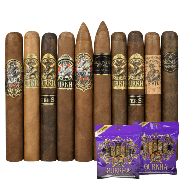Gurkha Cigars: Box of 10 for $34