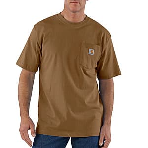 Carhartt Men's Workwear Tee on Sale for $14 + Free Shipping