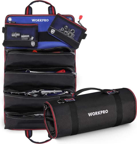 Organize Your Tools with the WorkPro Roll Up Tool Bag - 10% Off