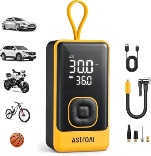 Save 64% on AstroAI Cordless Tire Inflator