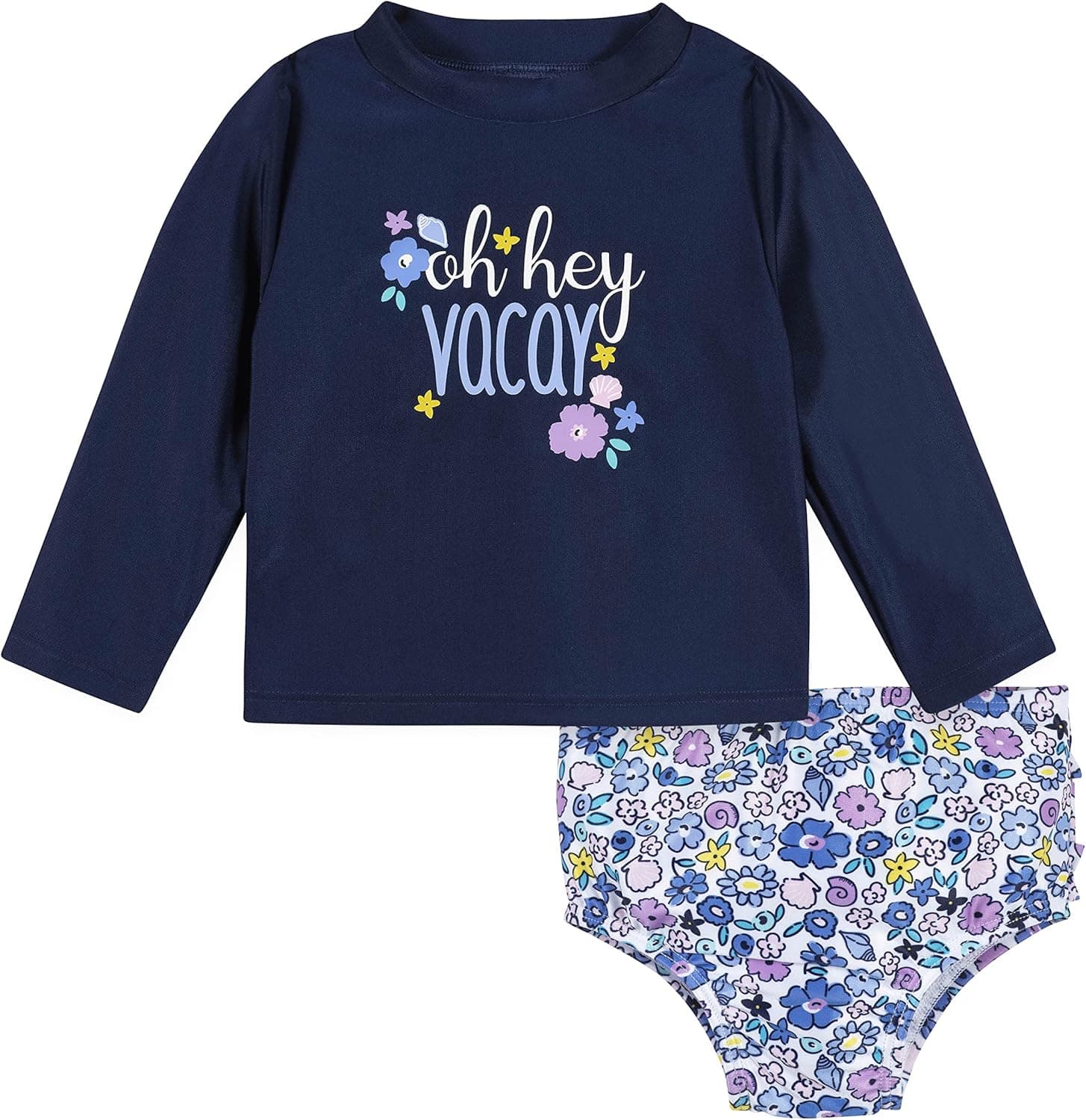 Gerber Baby Girls Rashguard Swimsuit Set - 52% Off