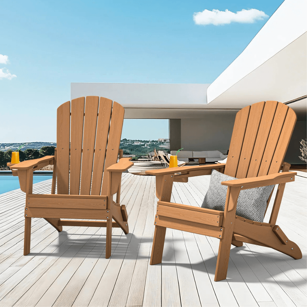 Highland Dunes Folding Adirondack Chairs - 23% Off