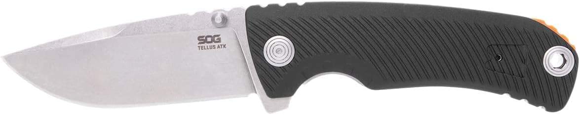 SOG Tellus ATK Outdoor Folding Knife - Durable Stainless Steel Blade