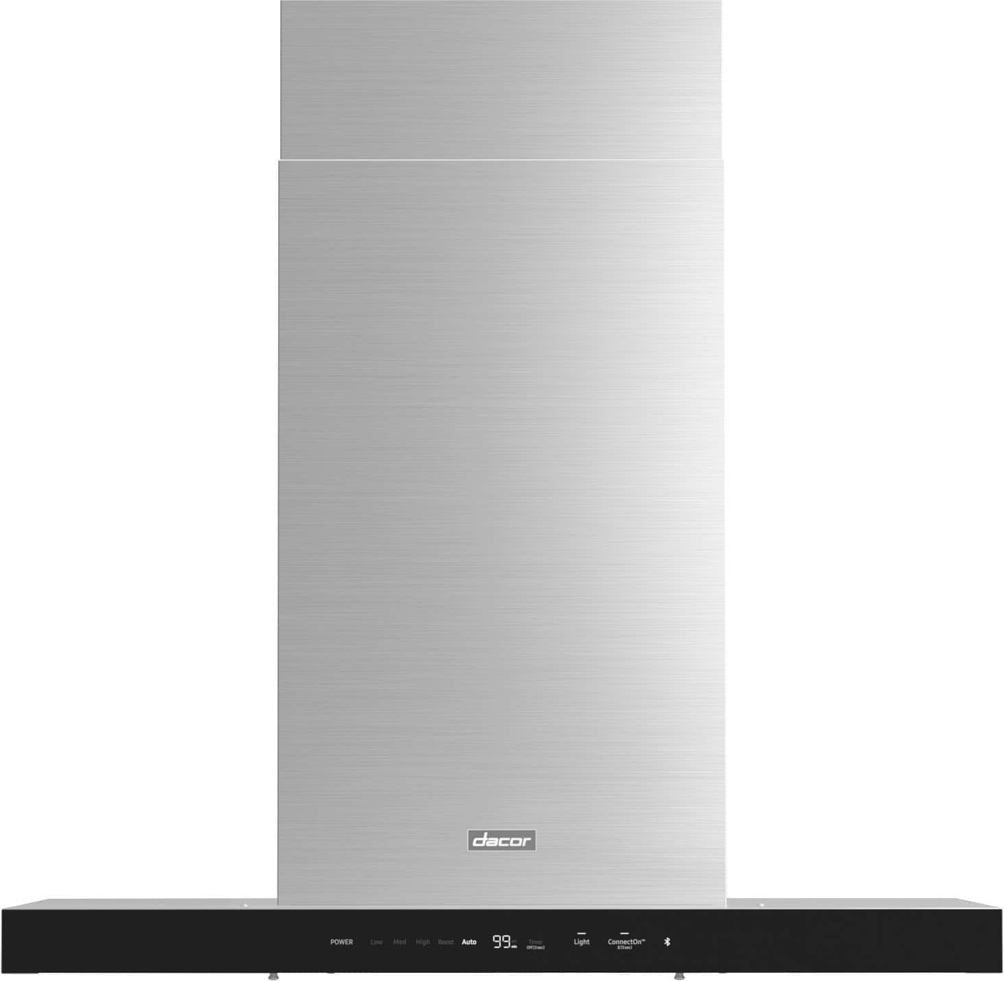 Dacor - 36 inches - Externally Vented - Wall Range Hood - Silver Stainless Steel