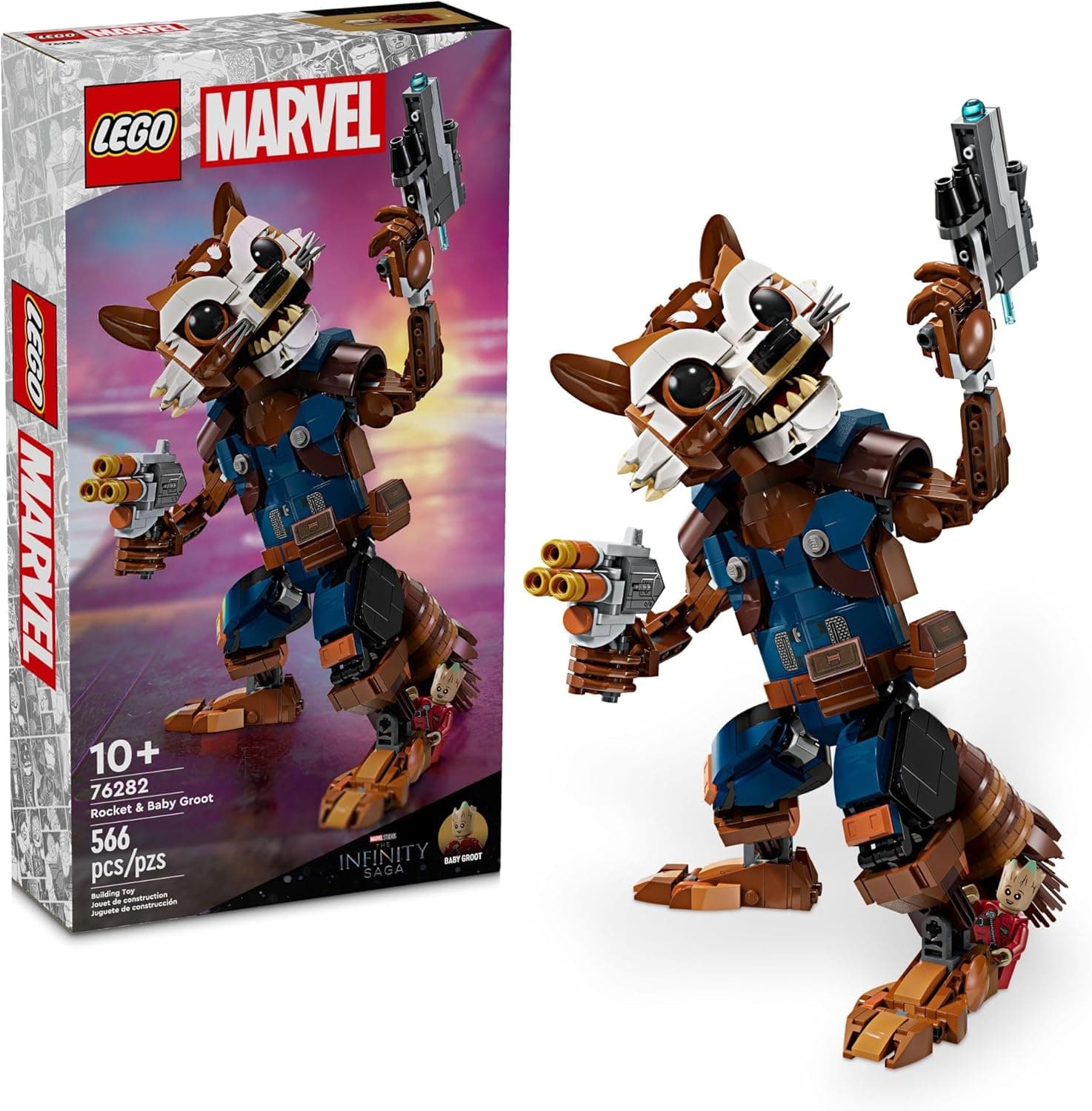 Bring Home the Guardians of the Galaxy with LEGO Marvel Rocket & Baby Groot