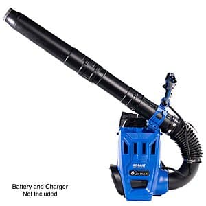 Powerful Cordless Backpack Blower - Kobalt 80V, 850 CFM, 210 MPH
