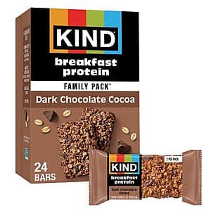 Select Accts: 12-Pack 1.76oz KIND Breakfast Protein Bars (Dark Chocolate Cocoa) $6.50 w/ Subscribe & Save