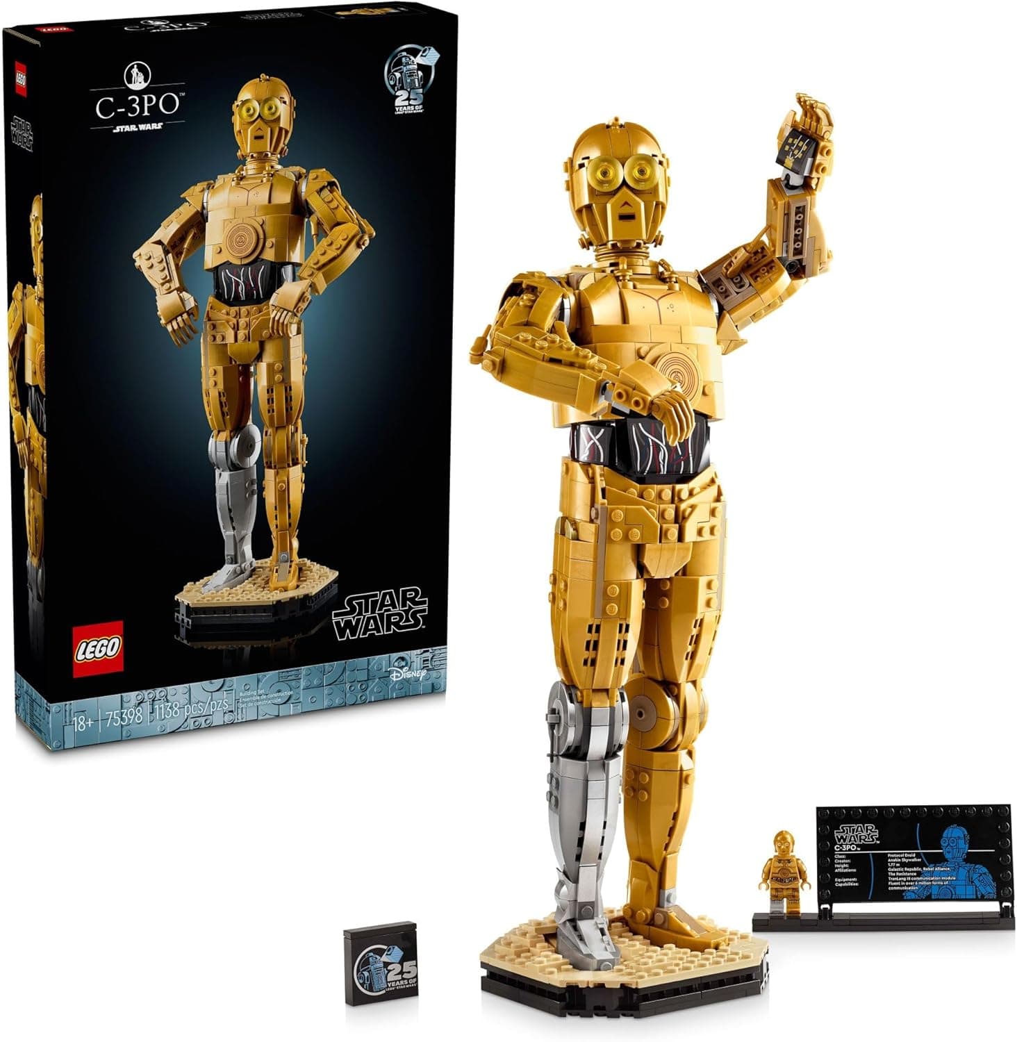 Bring Home the Iconic C-3PO Droid - LEGO Star Wars Collectible