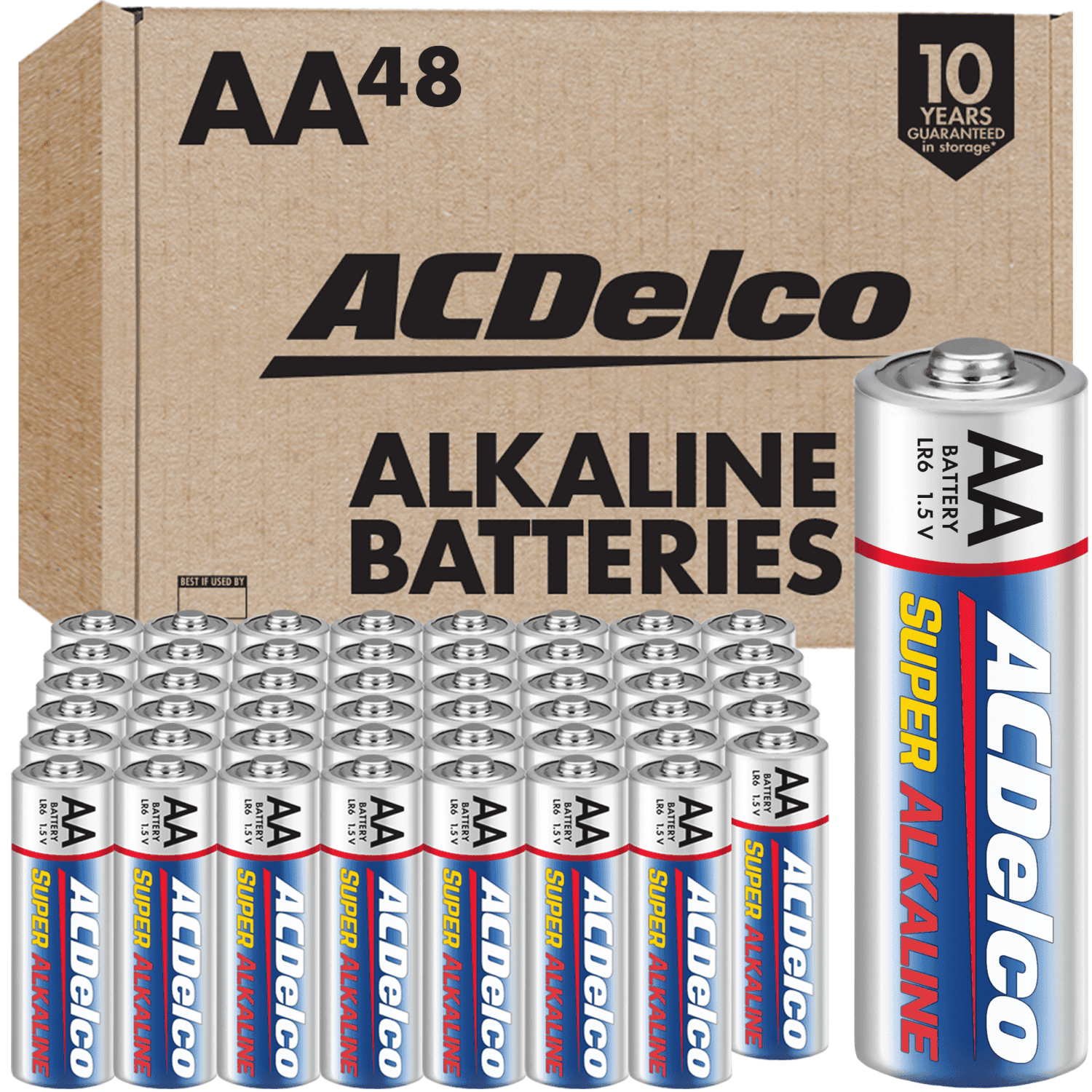 ACDelco Super Alkaline AA Batteries: 48-Count at Walmart