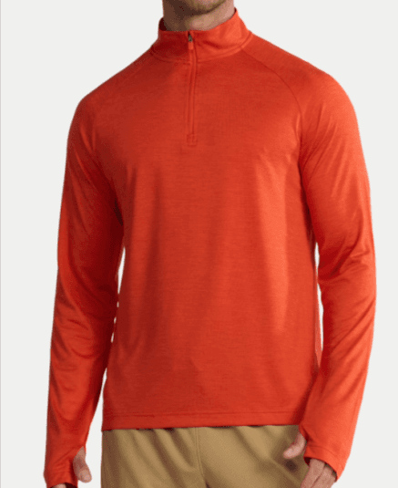 Athletic Works Men's Space Dye Zip-Up Shirt at Walmart
