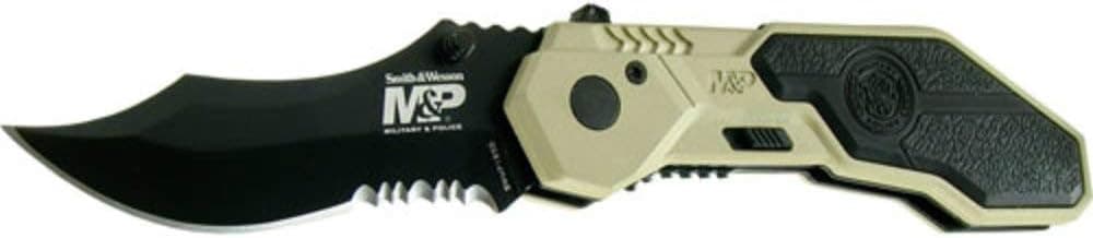 Tactical Folding Knife: Smith & Wesson M&P Serrated Blade