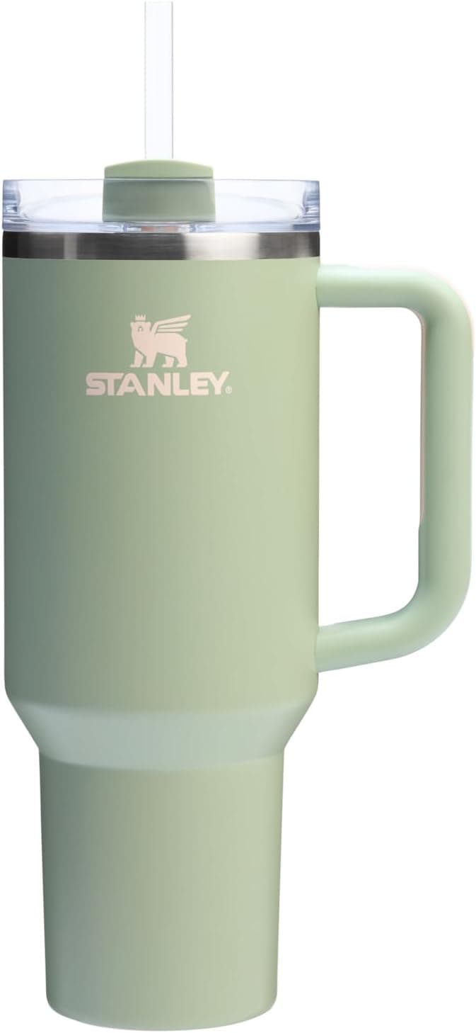 Insulated STANLEY Quencher Tumbler with Lid, Handle, and Straw