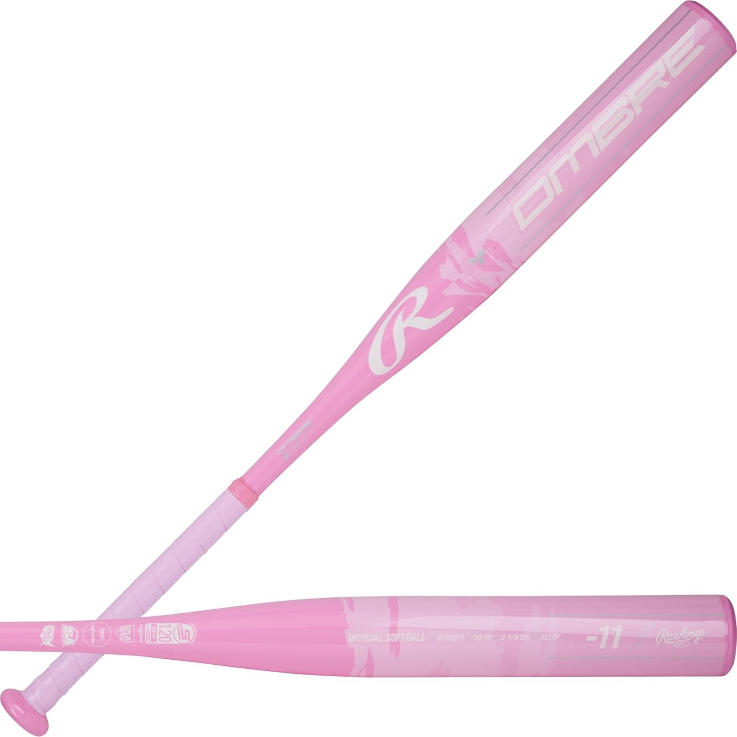 Rawlings Ombre Fastpitch Softball Bat - 26-inch, -11 Drop