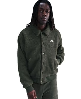 Nike Men's Sportswear Club High-Pile Coaches Jacket