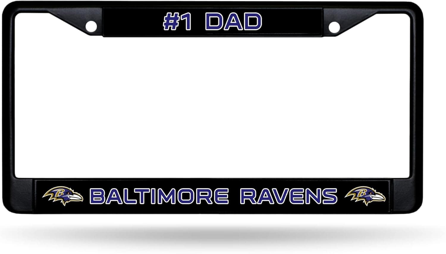 Elevate Game Day with NFL Baltimore Ravens #1 DAD Frame