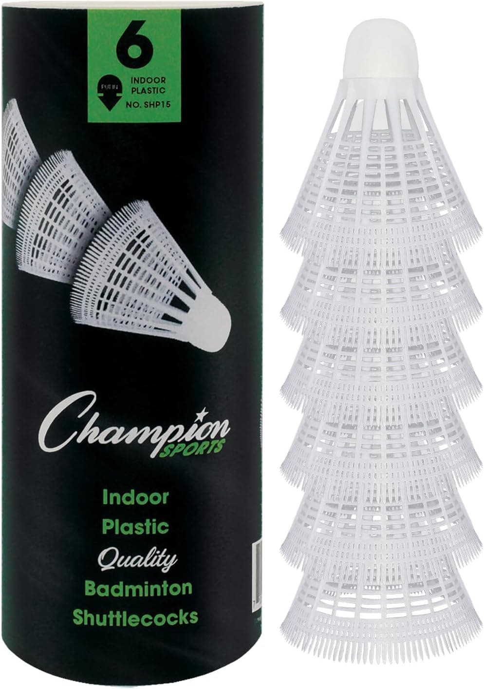 Save 43% on Champion Sports Plastic Shuttlecocks for Indoor Play