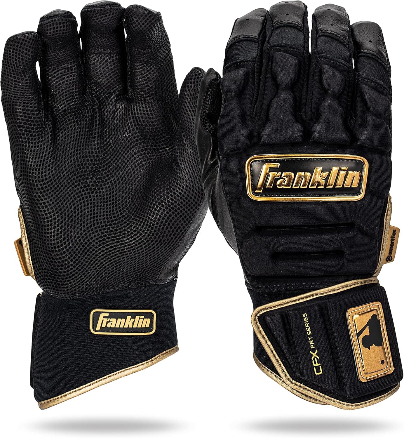Franklin Sports CFX Pro Batting Glove - Adult XL - Black/Gold