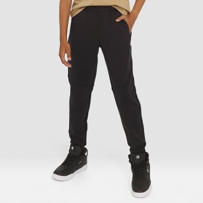 Champion Boys' Double Knit Jogger Pants - Black S
