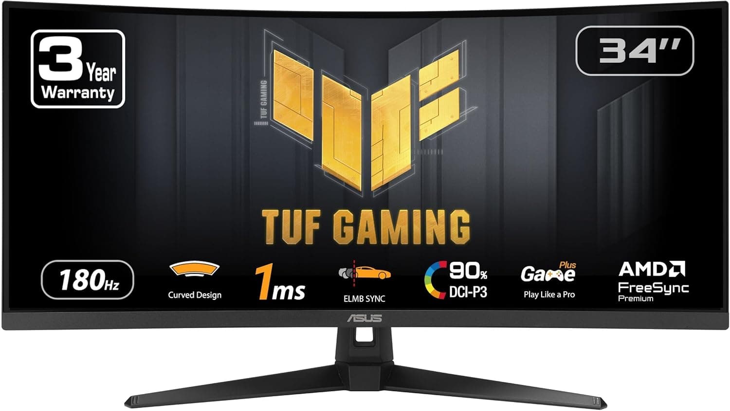 Immersive ASUS TUF Gaming 34" Ultrawide Monitor