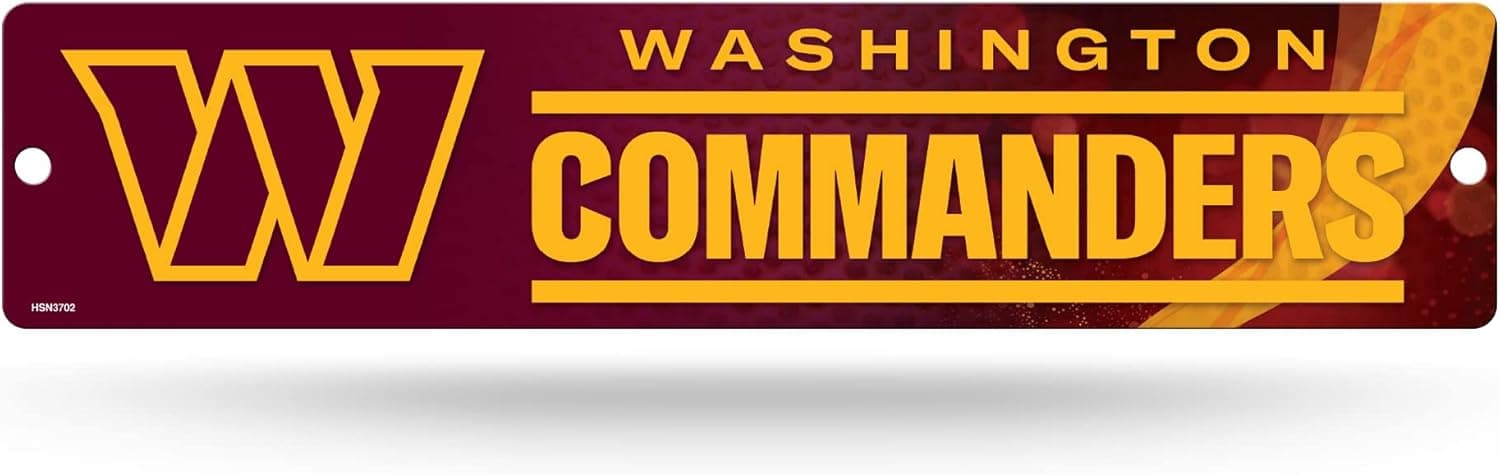 Washington Commanders NFL Street Sign - 21% Off