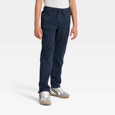 Boys' Quick Dry Stretch Pants - Cat & Jack™ Navy Blue 4