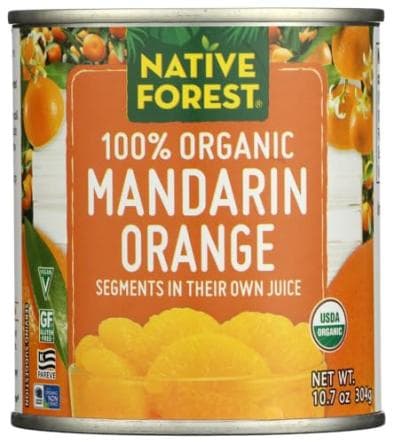 10.75oz Native Forest 100% Organic Mandarin Oranges Amazon