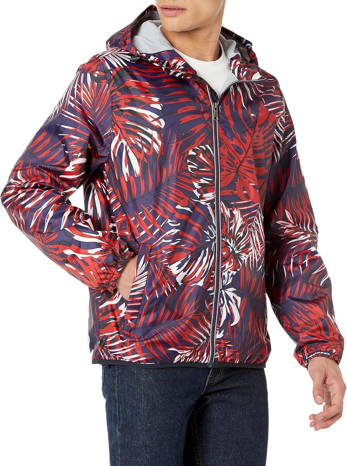 Stay Dry in Style: Tommy Hilfiger Water-Resistant Hooded Jacket
