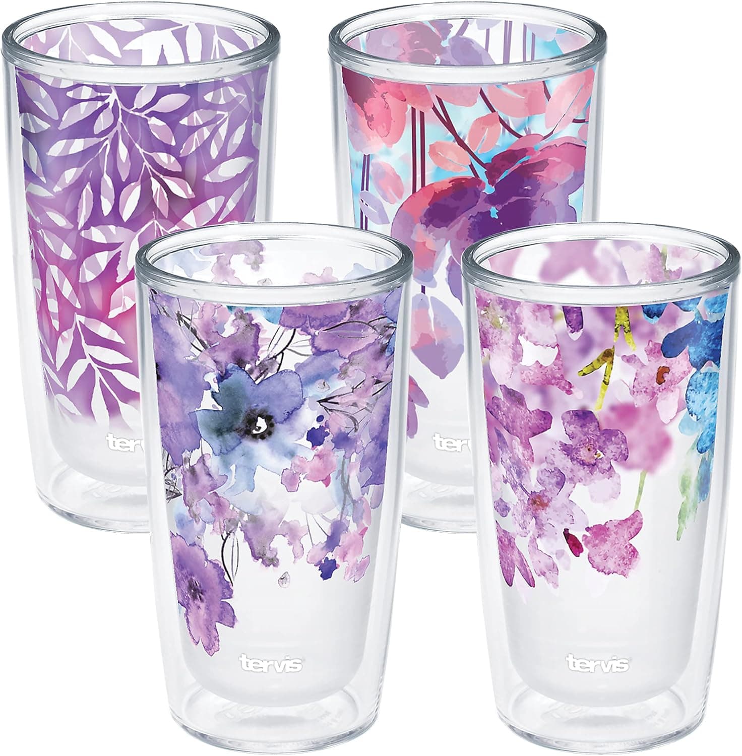 Tervis Watercolor Floral Tumblers - Insulated & Made in USA