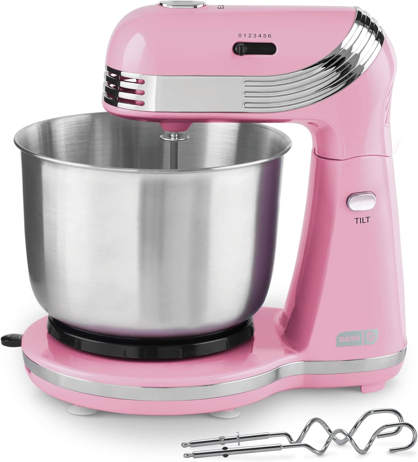 Dash Everyday Stand Mixer - 3-Quart Compact Mixer with 6 Speeds