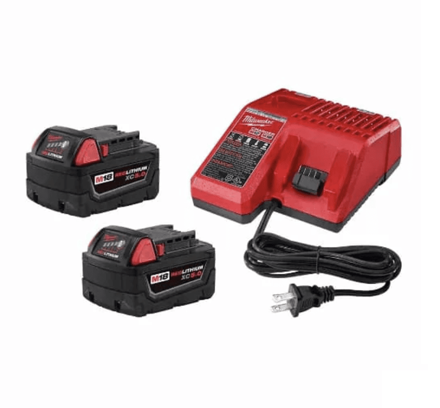 Powerful Milwaukee M18 Lithium-Ion Starter Kit, 65% Off