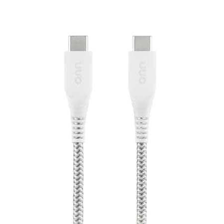 Onn 6' USB Type-C Cable if Certified White, 1 Pack