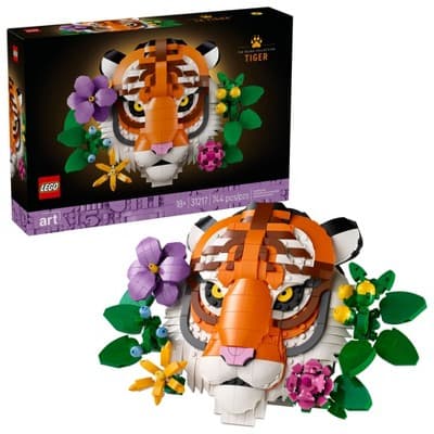 LEGO Art The Fauna Collection – Tiger DIY Set 31217