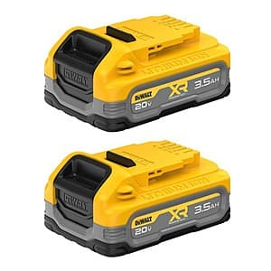 Powerful DeWALT 20V MAX XR Batteries in a 2-Pack