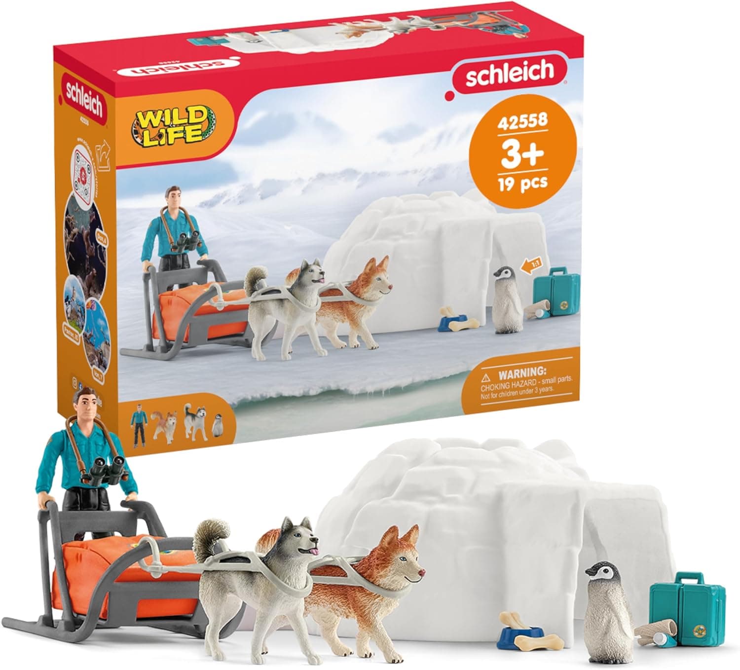 Explore the Antarctic with Schleich's Expedition Playset