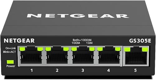 Netgear 5-Port Gigabit Smart Managed Plus Switch