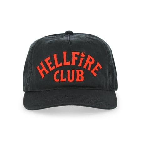 Netflix Stranger Things Hellfire Club Snapback Hat from No Boundaries, One Size, Unisex