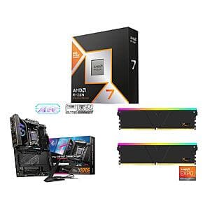 AMD Ryzen 7 9850X3D CPU, MSI Mobo, 32GB DDR5 RAM & Corsair Mouse for $900 with Free Shipping