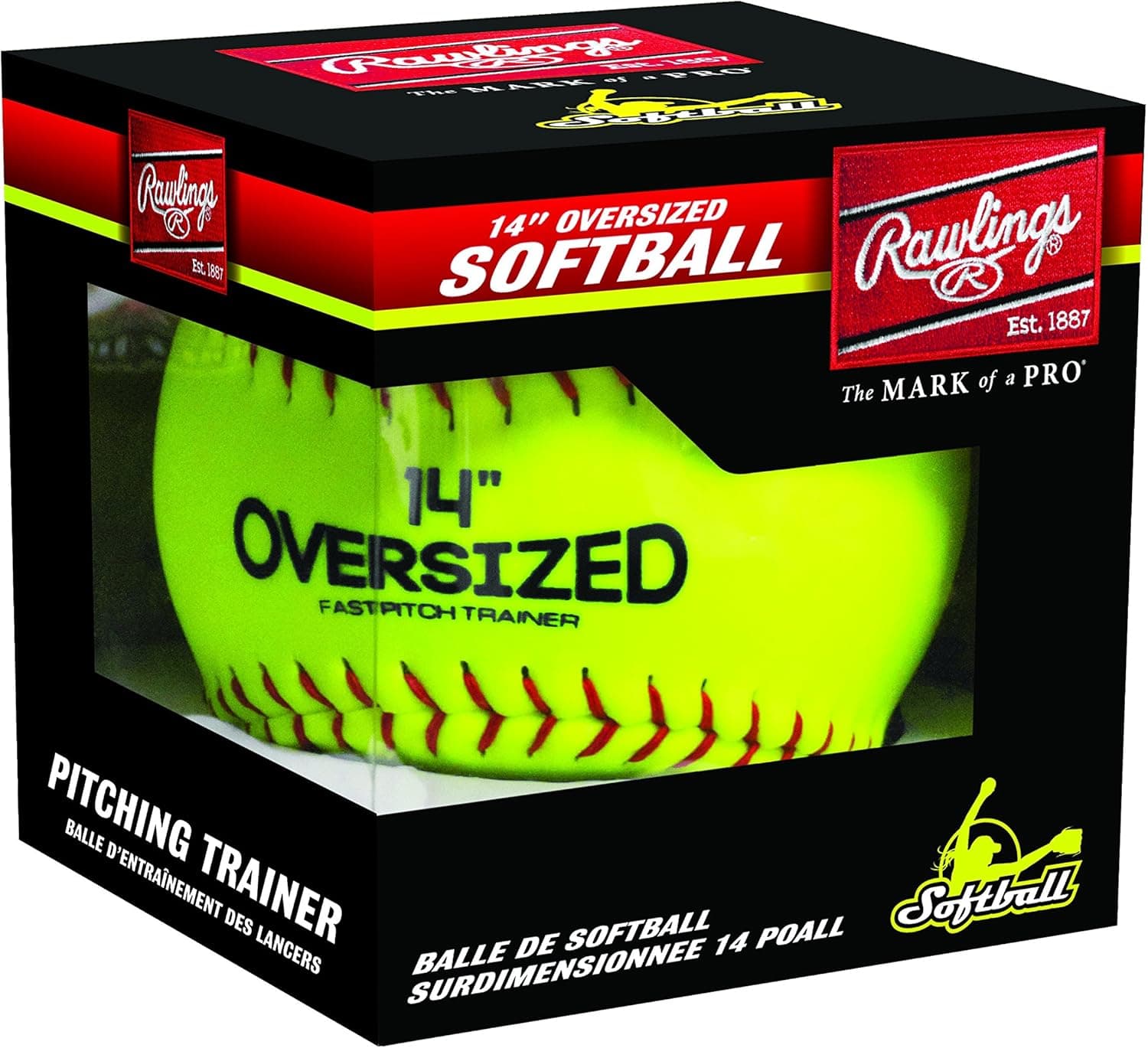 Rawlings Oversized Fastpitch Training Softball - 14"
