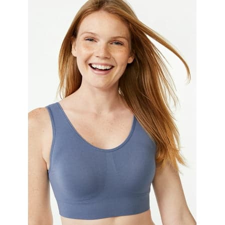 Joyspun Women's Pullover Comfort Bralette, Sizes S-3XL