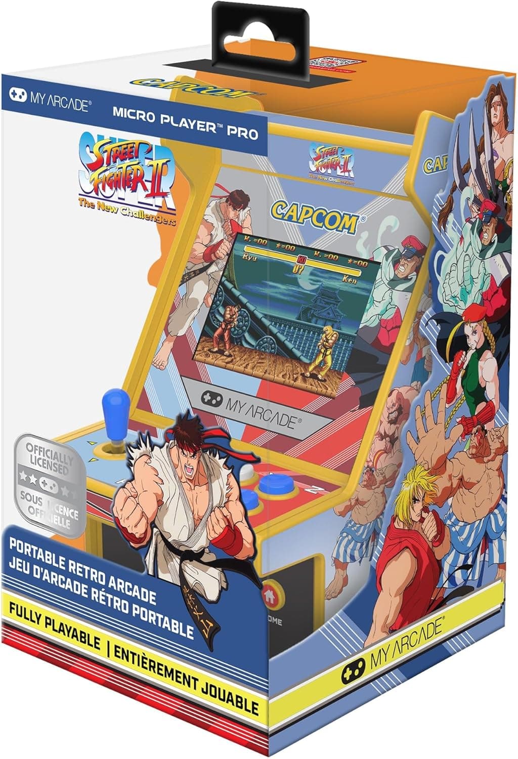 Retro Arcade Meets Portable Gaming: Super Street Fighter II Micro Player Pro