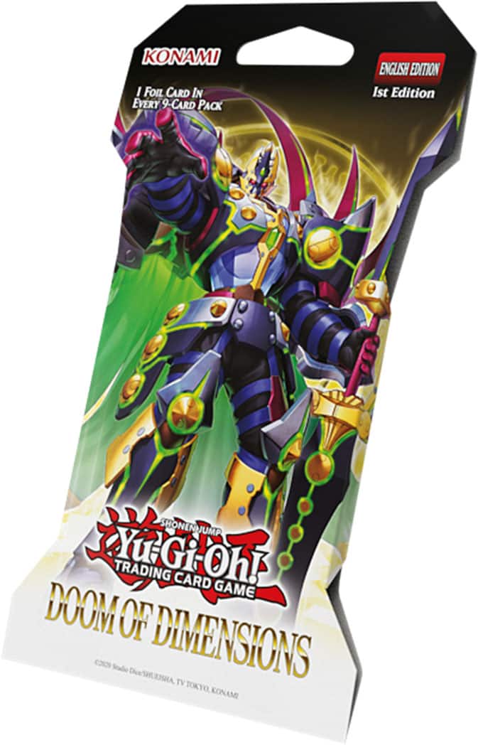 Konami - Yu-Gi-Oh! Trading Card Game: Doom of Dimensions Sleeved Booster