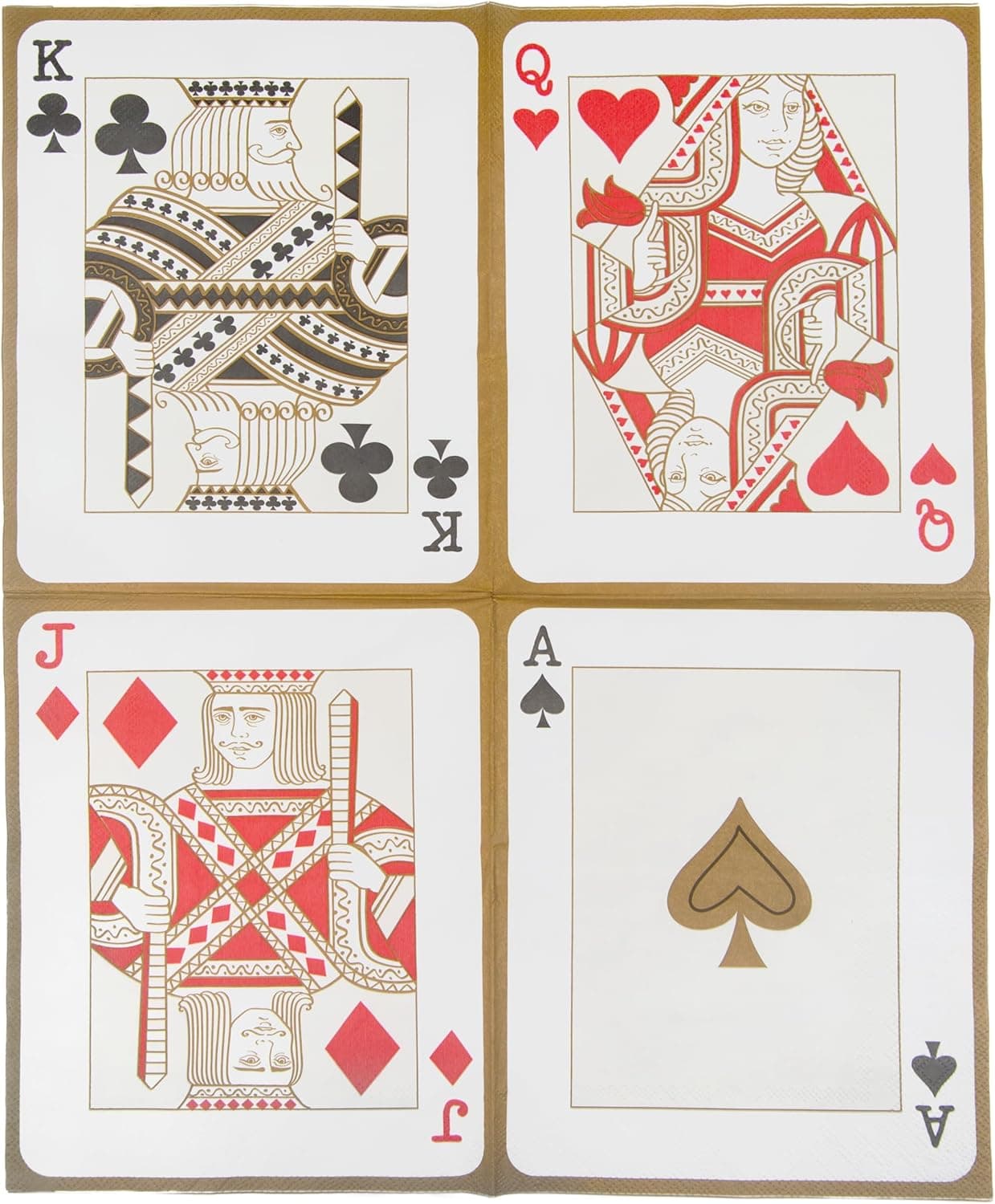 Elevate Your Casino Night with Giant Card Deck Napkins