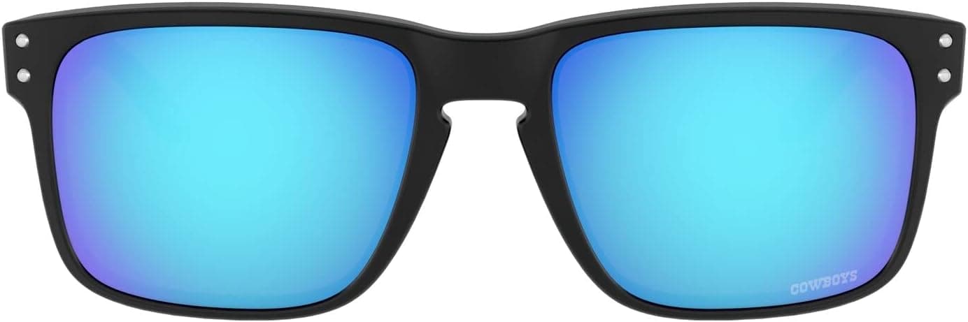 Oakley Holbrook Sunglasses: Matte Black with Prizm Sapphire Lens